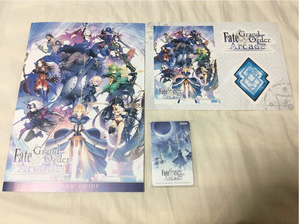 Fate/Grand Order FGOアーケード Aimeカード　ロケテスト Fate/Grand order FGO arcade ロケテスト fgo アーケード 限定aime