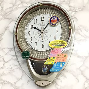 メロディ 掛け時計のYahoo!オークション(旧ヤフオク!)の相場・価格を