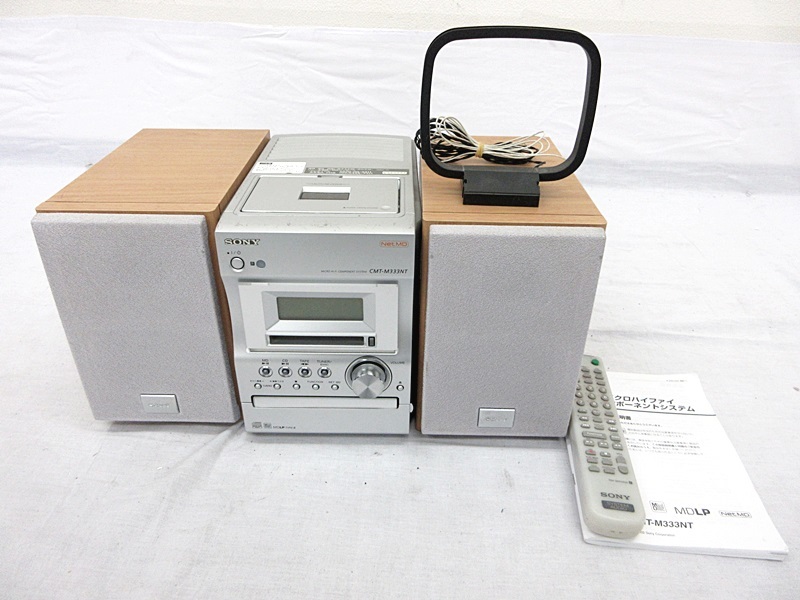 08 76-25840-11 SONY ソニー CMT-M333NT CD/MD コンポ 埼76 【公式通販】