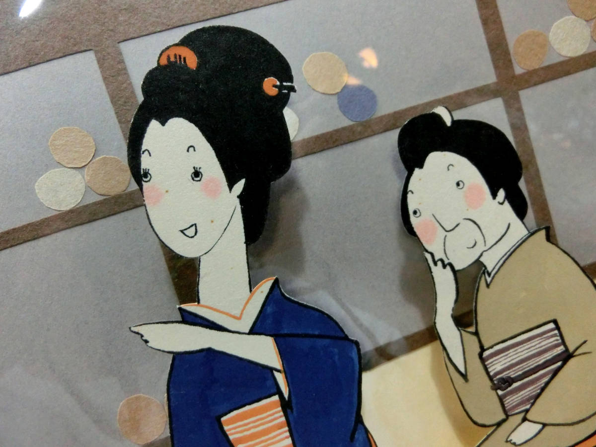 まんが日本昔ばなし』◇アニメ セル画 6組一括◇背景画付き 切り絵