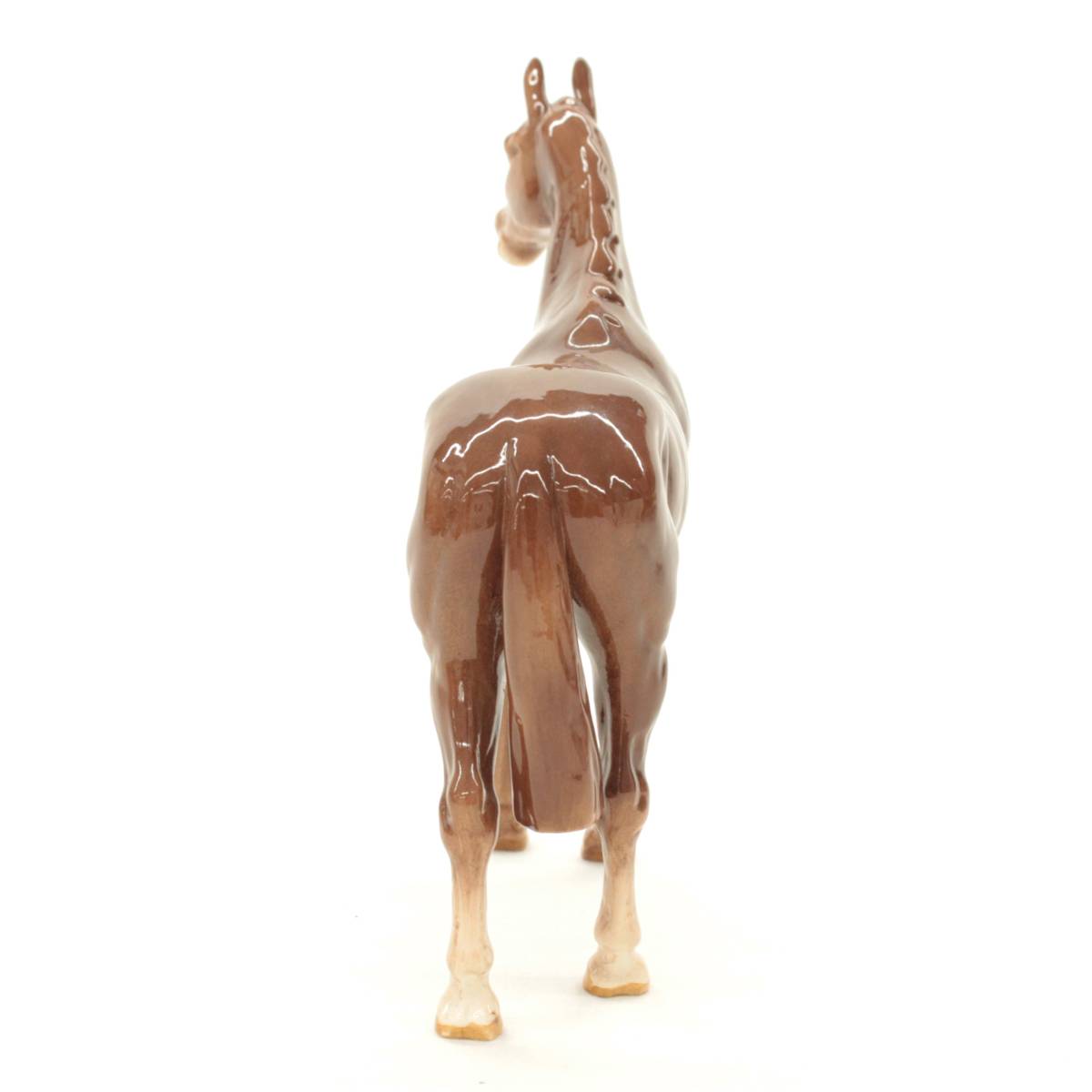 ロイヤルドルトン 馬 置物 Doulton Black Beauty ＆ Foal Royal - 馬の 