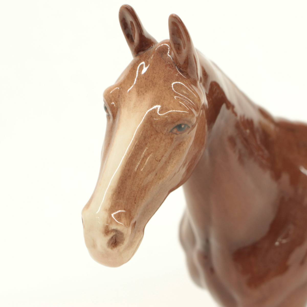 ロイヤルドルトン 馬 置物 Doulton Black Beauty ＆ Foal Royal - 馬の 