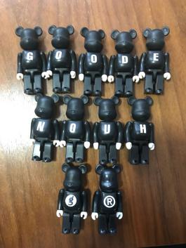 激レア ベアブリック 裏ベーシック グッドイナフ 10体セット 小文字あり リゾネイトグッドイナフ 100% 400% 1000% シリーズ 5 GOODENOUGH