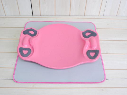 美バランス vivalance●ネジラッパー ねじってエクササイズ 姿勢補整とトレーニング ねじり運動 ツイスト運動●ピンク●ZS