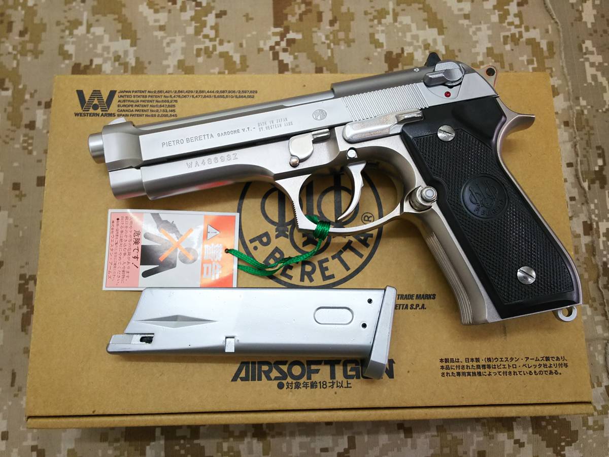 WA ベレッタM92FS INOX マグナブローバック エアソフトガン WA M92FS