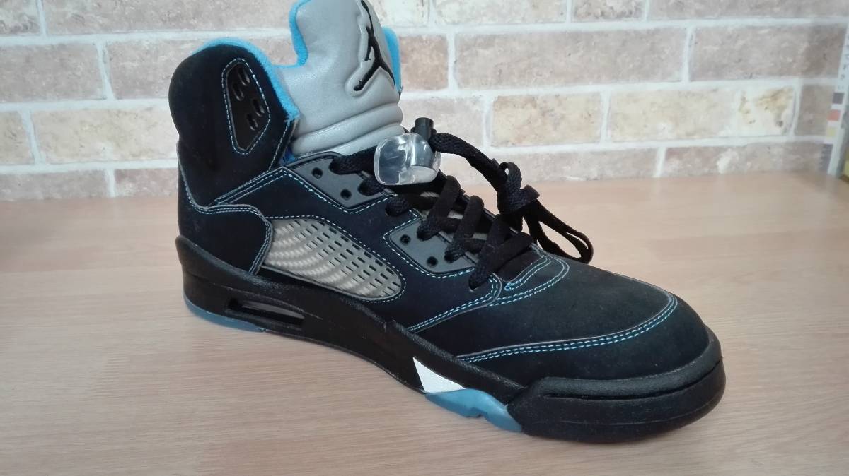 NIKE スニーカー ブラック AIR JORDAN ナイキ　エアージョーダン　5 RETRO LS 　バスケットシューズ