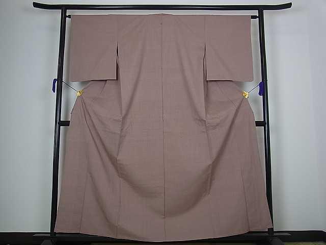 ヤフオク！ベストストア受賞店■平和屋着物■極上　重要無形文化財指定　本場結城紬　色無地　鴇浅葱色　逸品　未使用m4874