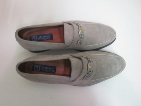 【新品】　イタリア製　天然皮革　【MARIANO RUBINACCI】スリッポン　ベージュ　28.5㎝