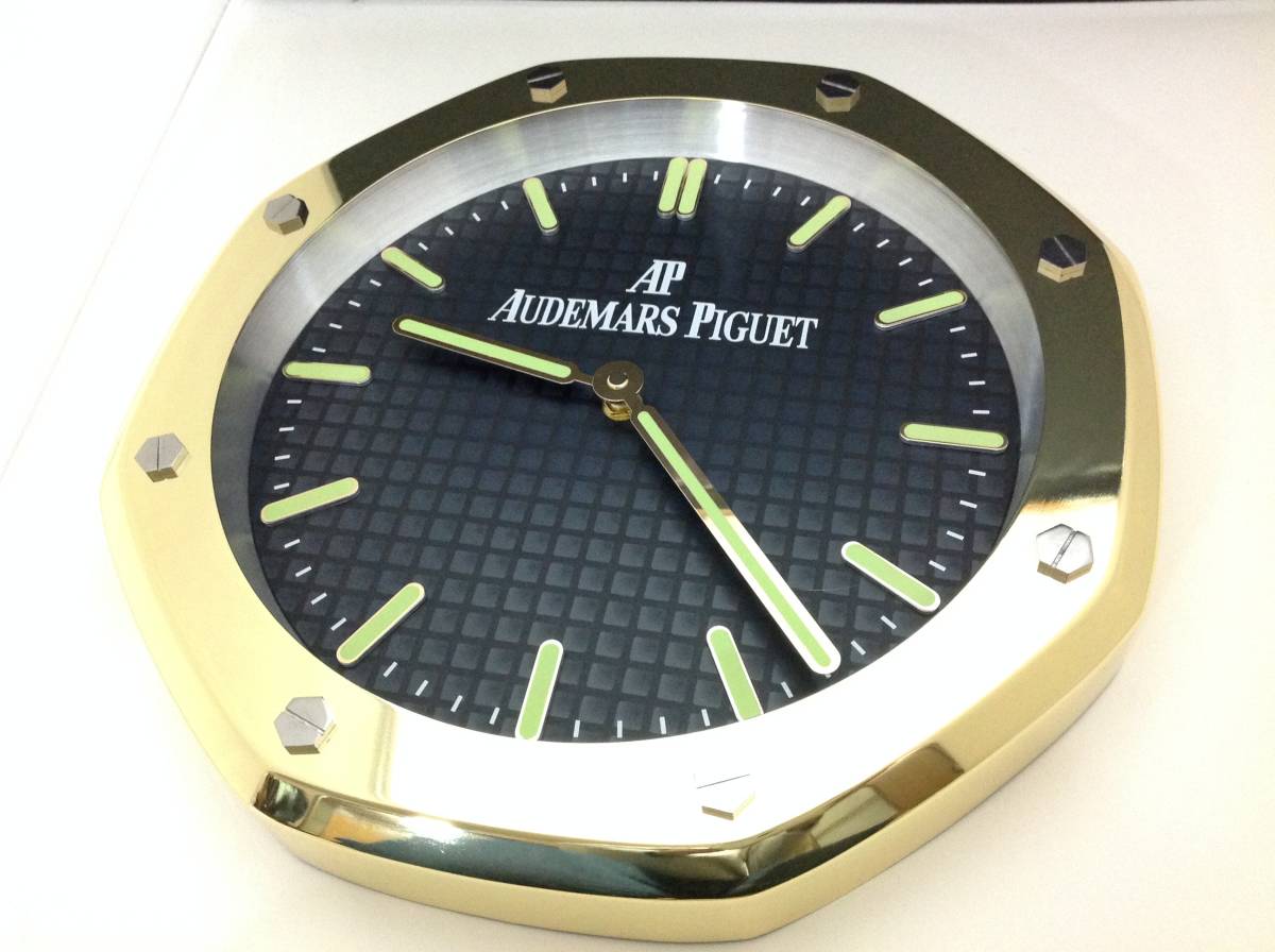 新品 オーデマ・ピゲ 販促用 掛け時計 非売品 (ノベルティ) 黒金