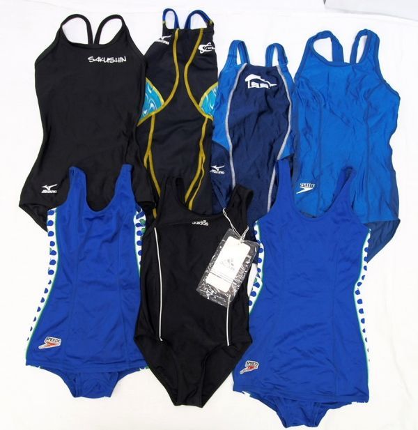 r2_7199A 7枚セット ジュニアサイズ 競泳水着 未使用品・スイミングクラブ・スピード製など ARENA TOUGH SUITS トレーニング 男子 女子