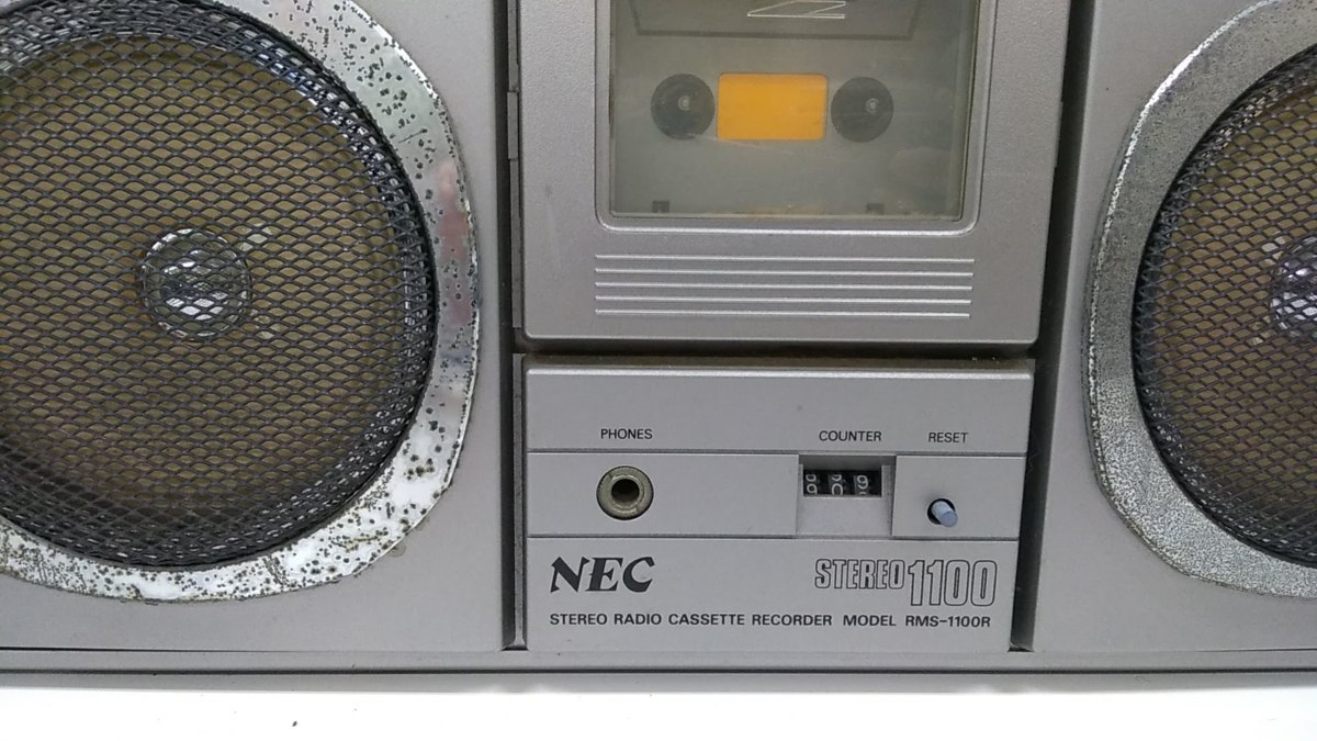 NEC RMS-1100R - ラジカセ カセット RMS-*1100R 専用スピーカーあり