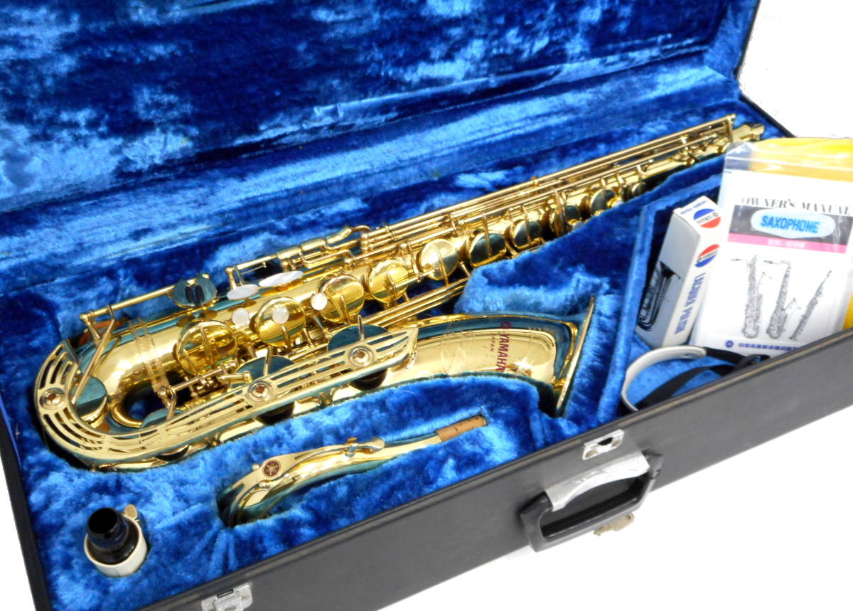 YAMAHA YTS-61 ヤマハ テナーサックスサックス ケース付き ☆1円スタート☆YAMAHA/ヤマハ YTS-61 テナーサックス ケース付き 木