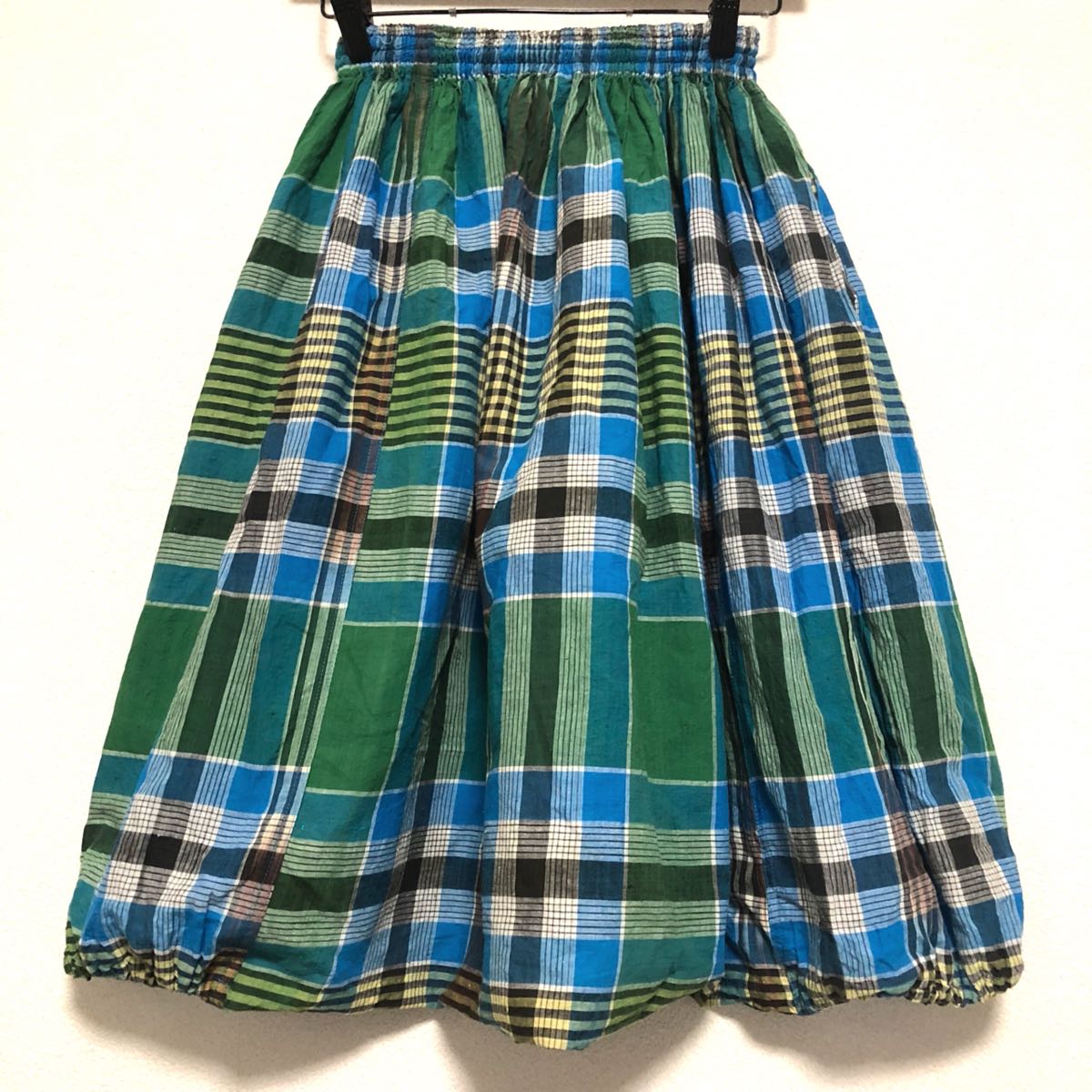 80Sヴィンテージ◎レア美品】COMME DES GARCONS チェック柄ボリューム