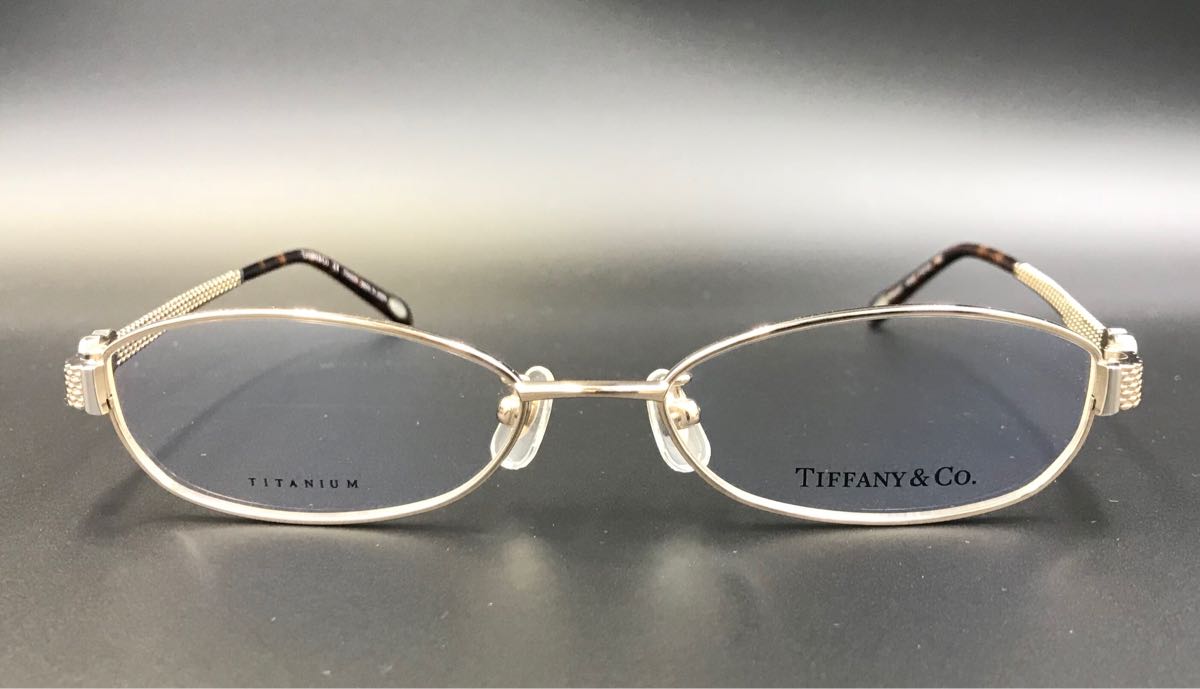 未使用 展示品】TIFFANY&Co. ティファニー メガネ メタルフレーム 