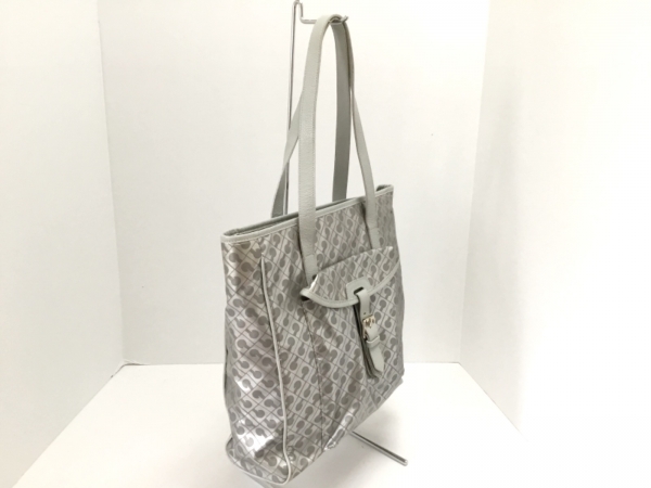 ゲラルディーニ GHERARDINI バッグ ショルダーバッグ PVC(塩化ビニール) シルバー×ライトグレー GHERARDINI ゲラルディーニ ショルダーバッグ ソフティ SOFTY TP