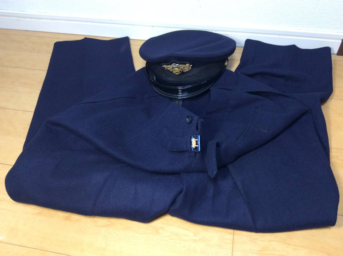 日本軍 大日本帝国海軍 軍服 制服 上下セット ズボン 帽子 制帽 略