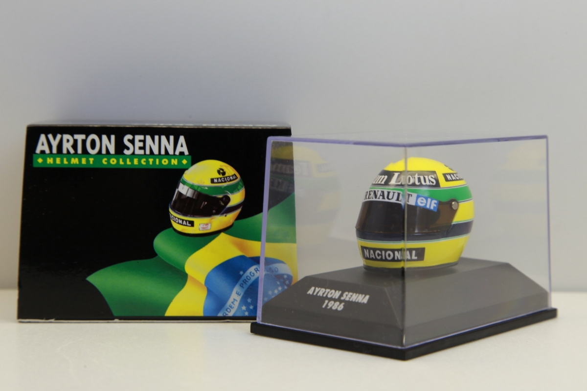 ミニチャンプス ヘルメット 1⁄8 5個セット+ セナフィギュア F1 