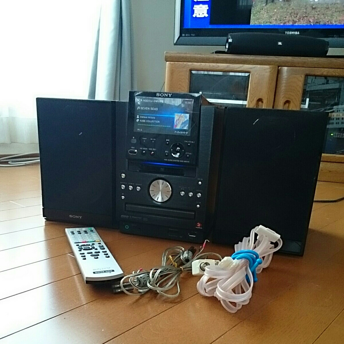 □ONKYO FR-X7 ☆ オンキョー CD/MDコンポ ☆ リモコン付 動作OK