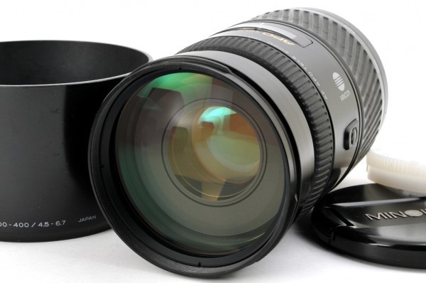 美品】MINOLTA APO TELE ZOOM AF100-400mm F4.5-6.7 SONY Aマウントに