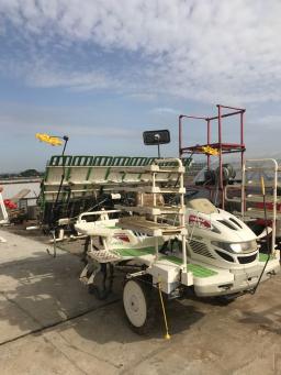 ヤンマー田植機VP8Dディーゼルエンジン 8条 昨年まで使用した車両です