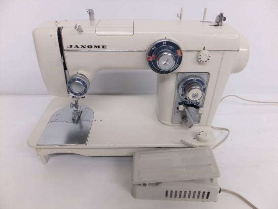 ジャンク】ジャノメ JANOME MODEL 801 型 ミシン レトロ 家電