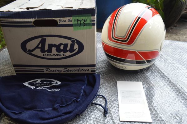 当時物 新品 Lサイズ ARAI アライ GIGA-SIGNET 73 （検 J-FORCE ジェーホース RAM ラム) Z1 Z2 CB KH Z400FX GT GS RZ