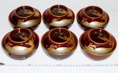 1870年頃 購入時16万◇橘屋友七作 金銀草花蒔絵 黒塗