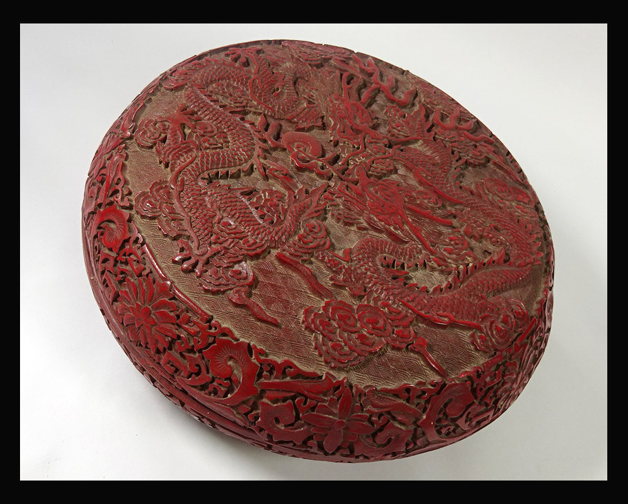 大人気，定番人気 緑屋 i9 c 中国古玩 堆朱 蓋物 合子 雲龍細密彫刻 幅約29cm 時代物 070411#100(その他)｜売買されたオークション情報、yahooの商品情報をアーカイブ公開 - オークファン その他