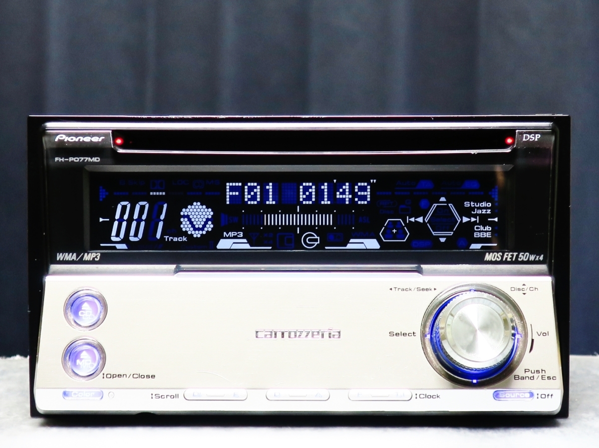 カロッツェリア FH-P077MD CD MD CARROZZERIA ))) Carrozzeria FH