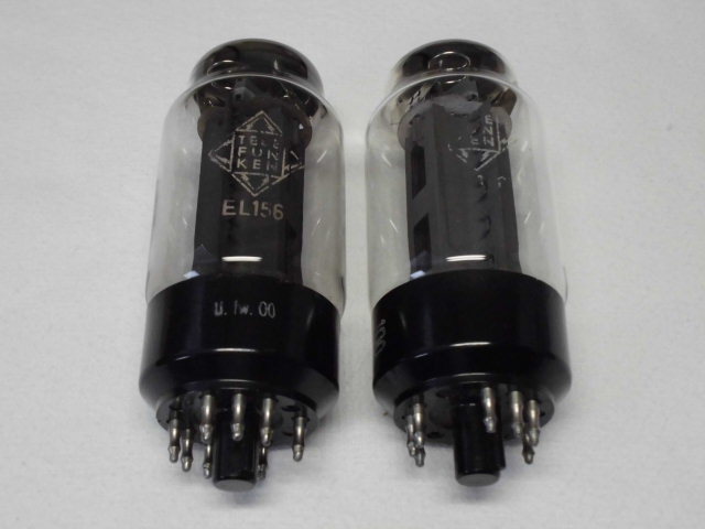 N*s様 TELEFUNKEN EL 156 真空管　2本セット　未使用品 Telefunken EL156 中古チェック品2本 その2 - Yahoo!オークション の