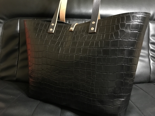 HARRY☆HANNY４ 美しいポロサスクロコダイル型押し☆ネイティブ柄 上品大人系☆