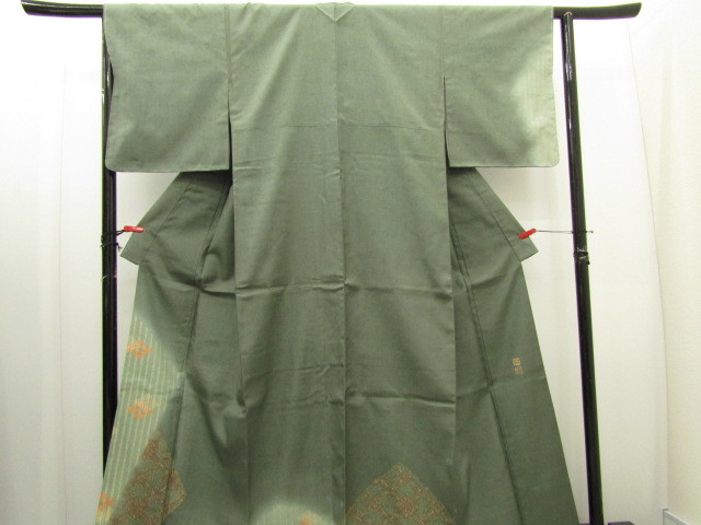 to-2703 型染め 作家物生紬訪問着 未使用品 生紬の通販 【公式通販】