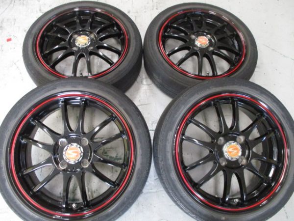 エスホールド ラグナ BR 15inch 5.0J 4H100 +45 TOYO DRB 165/50R15 軽自動車全般!軽トラック!