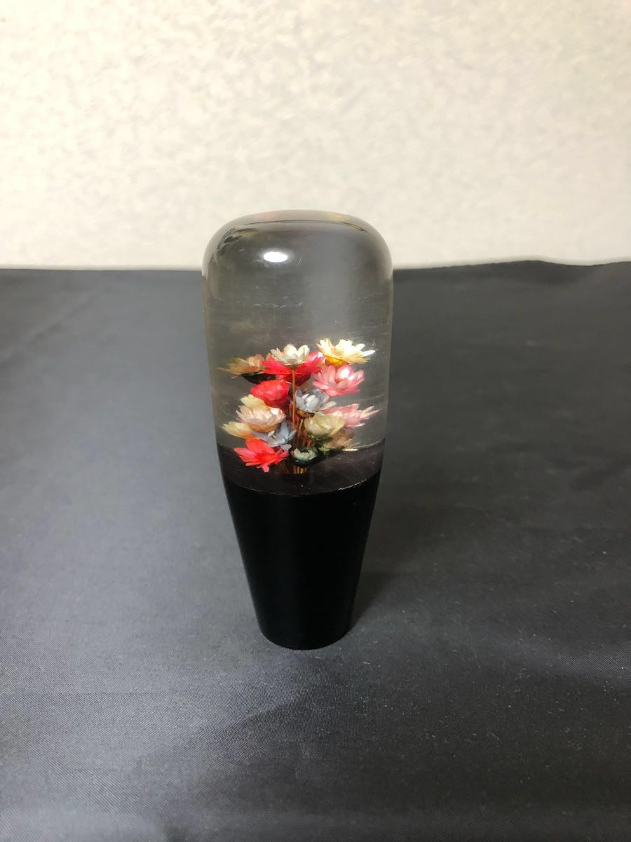 水中花 シフトノブ 旧車 当時物 : クリスタル 汎用 HTharros ハコスカ 