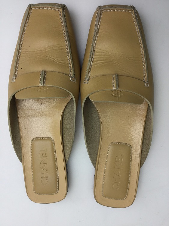 シャネル t) CHANEL シャネル ココマーク フラット サンダル 36 シャネル t) CHANEL シャネル ココマーク フラット サンダル 36