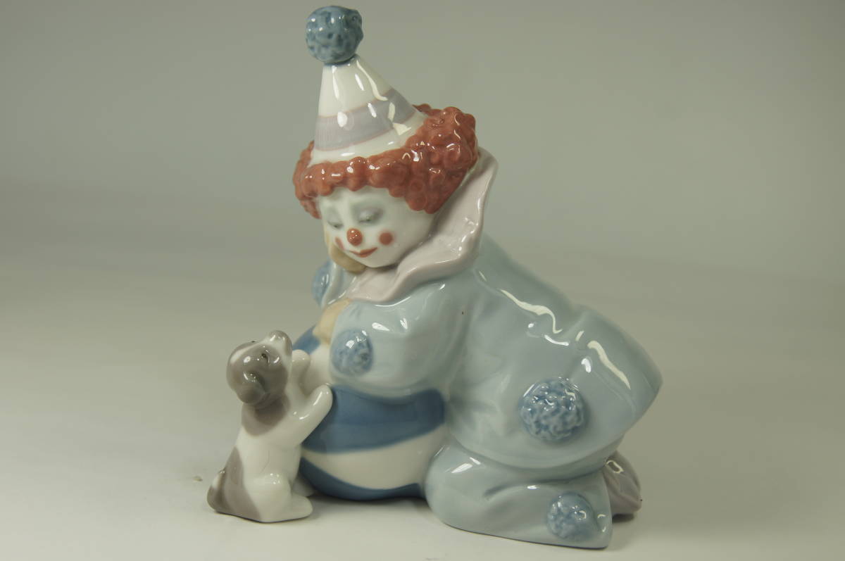 ピエロ リヤドロ 30%OFF #5278 「子犬とボールを持つピエロ」 希少 0