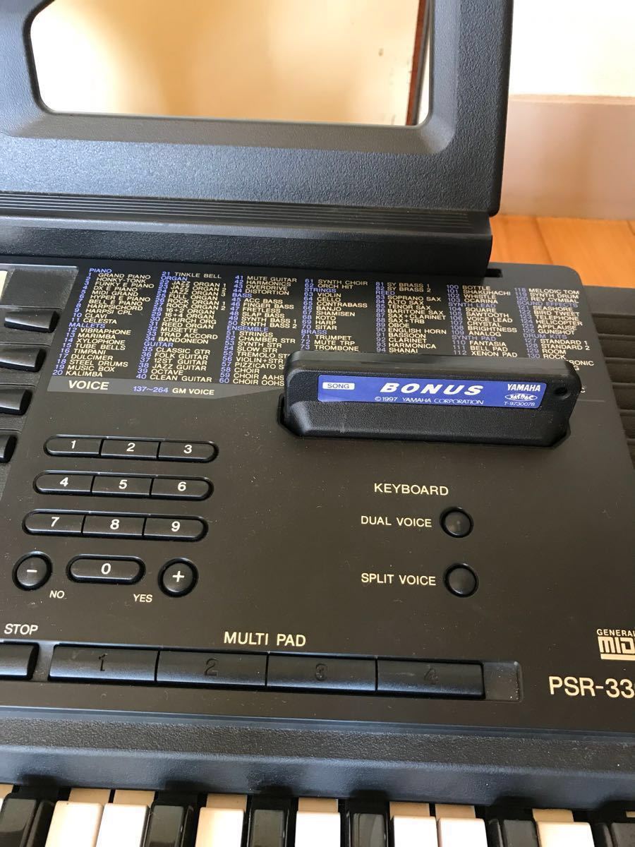 【元箱付・全鍵盤音出しOK】YAMAHA 電子キーボード PSR-330 YAMAHA ヤマハ PSR-330 キーボード PORTATONE ポータトーン ケース付き