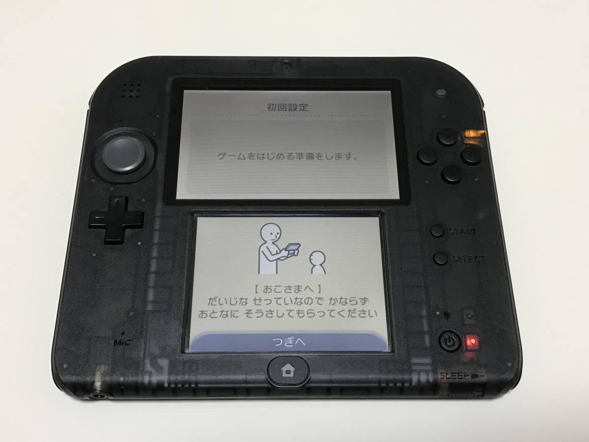Nintendo 2ds クリアブラック ニンテンドー2DS クリアブラック 本体