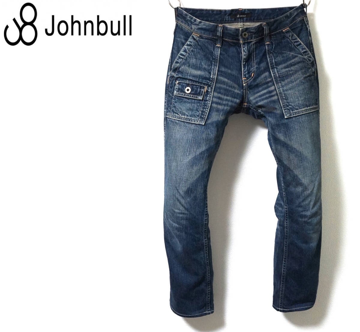 Johnbull デニムベイカーパンツ サイズM ジョンブル ベイカーデニム 