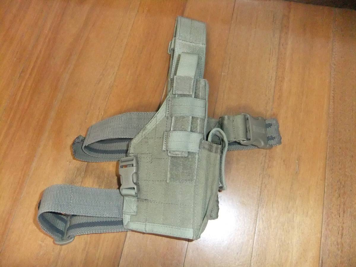 米軍放出品 海兵隊実物 BLACKHAWK レッグホルスター　