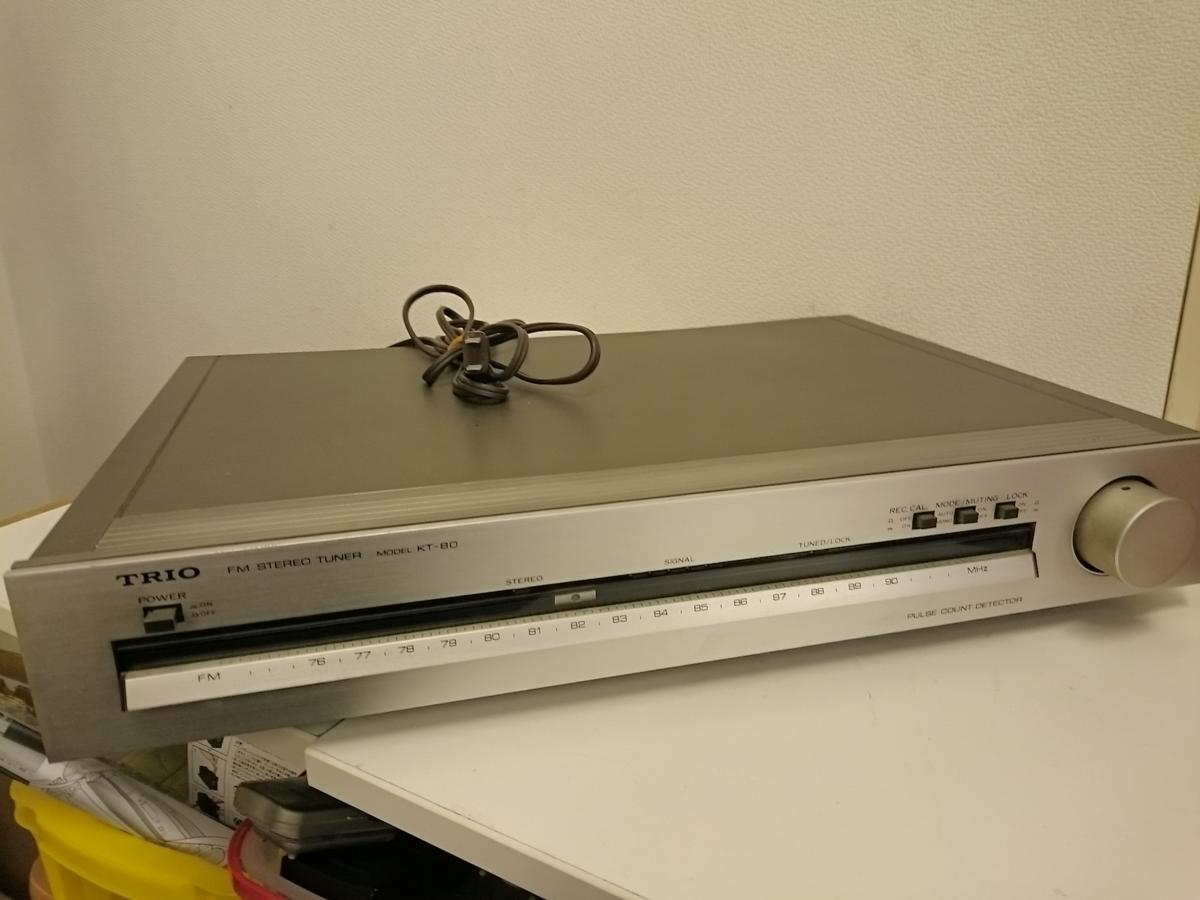 TRIO KT-80 FM専用チューナー FMステレオチューナー - 売る努力 トリオ