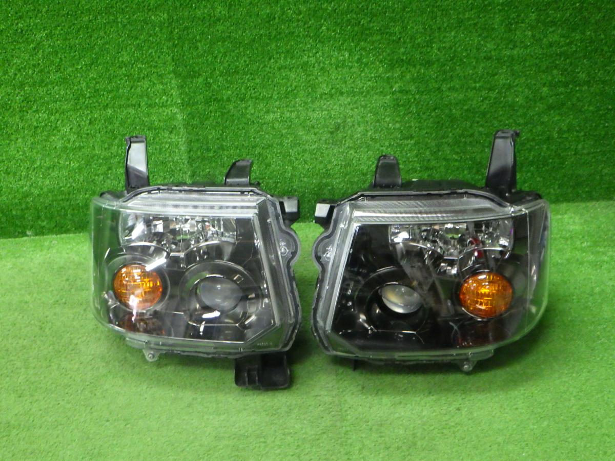 三菱 H82W EKスポーツ ヘッドライト 左右セット HID 180724044 H82W 