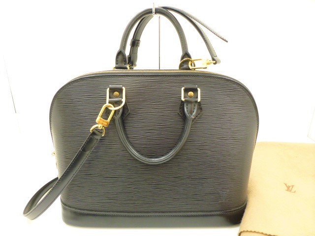 ルイ・ヴィトン LOUIS VUITTON エピ アルマ M52142 ノワール 