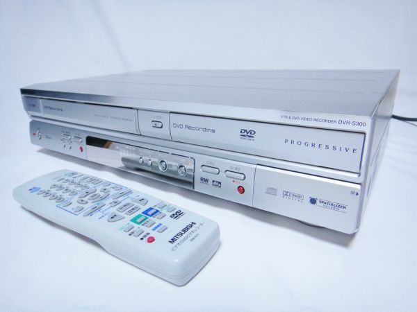 □MITSUBISHI□VHSビデオ一体型DVDレコーダー□DVR-S300□説明書