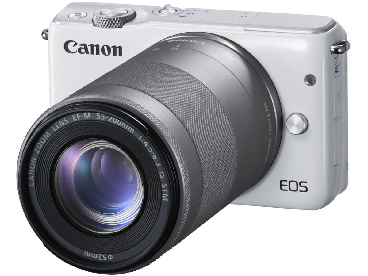 キャノン ミラーレス一眼カメラ EOS M10 ダブルズームキット（ホワイト