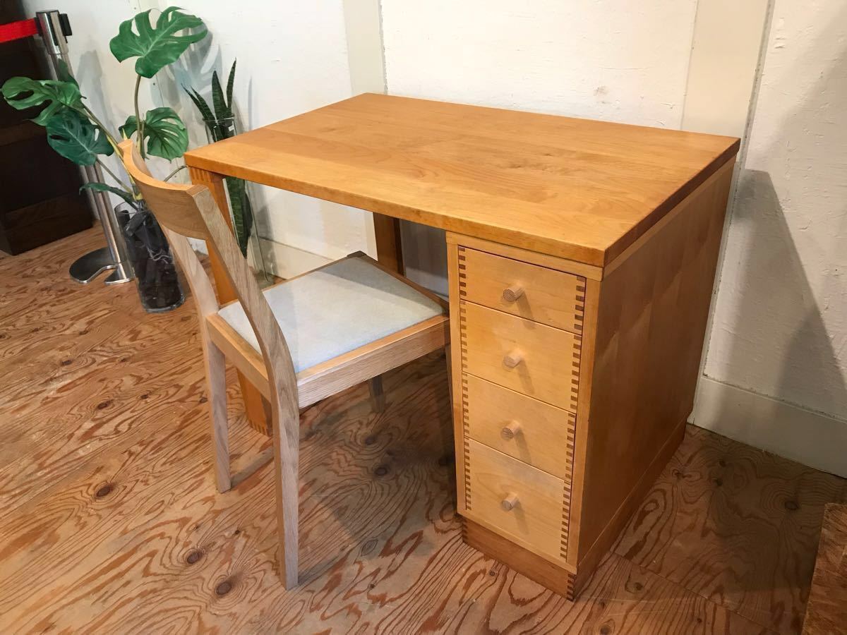 MUJI 無印良品 】オーク材 チェア ベージュ 椅子 デスクチェア 綿平織 ☆無印良品 muji ベージュ綿平織りオーク材ダイニングチェア 木製