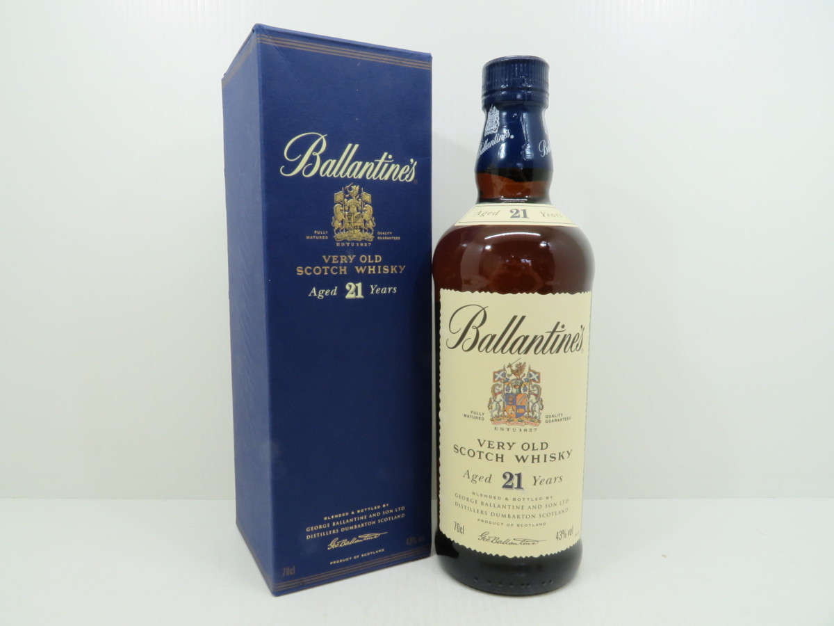 古酒◇Ballantine's/バランタイン 21年 ベリーオールド スコッチ