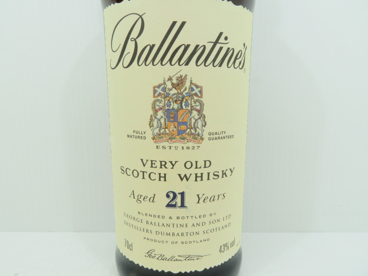 古酒◇Ballantine's/バランタイン 21年 ベリーオールド スコッチ