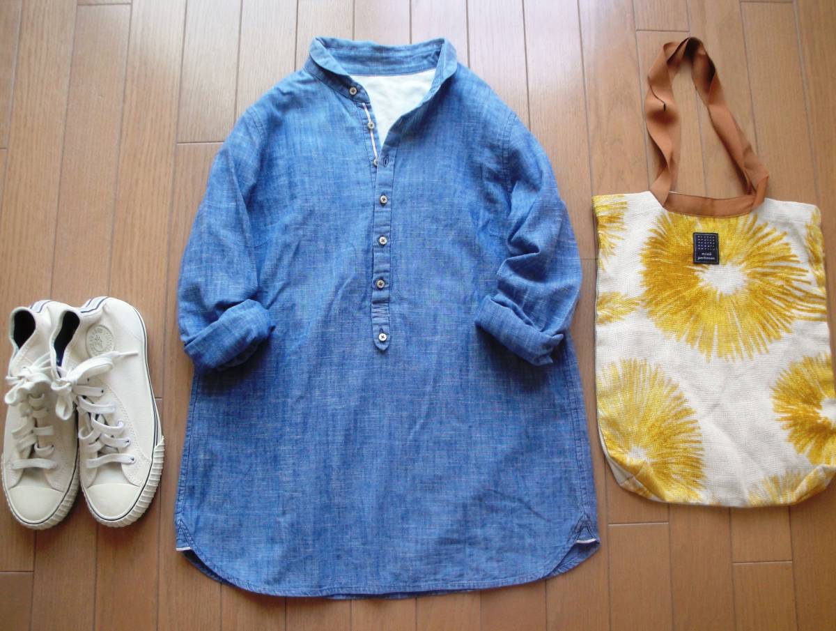 HOT，格安 パラスパレス pallas palace シャンブレープルオーバーシャツ