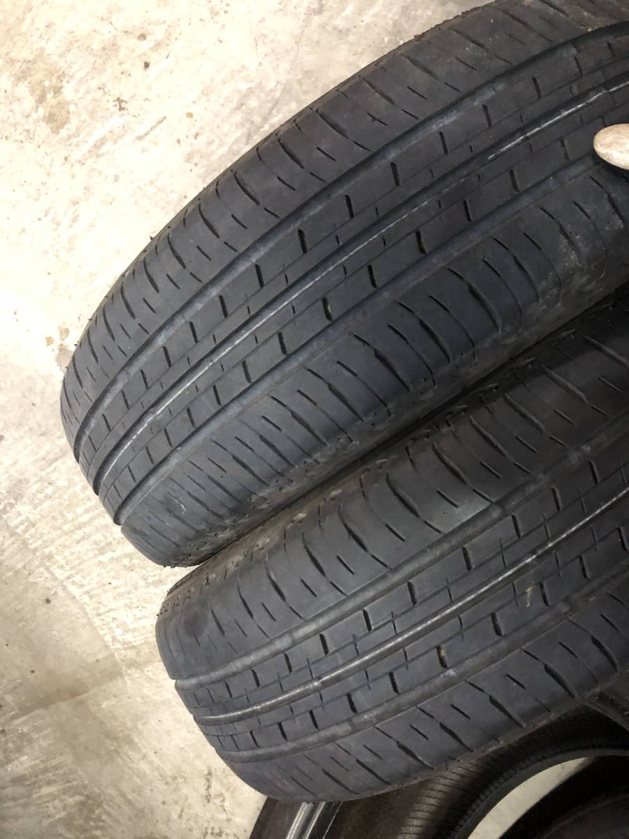 80 165/55R15 エコピア EP150 ブリヂストン 中古2本 溝たっぷり